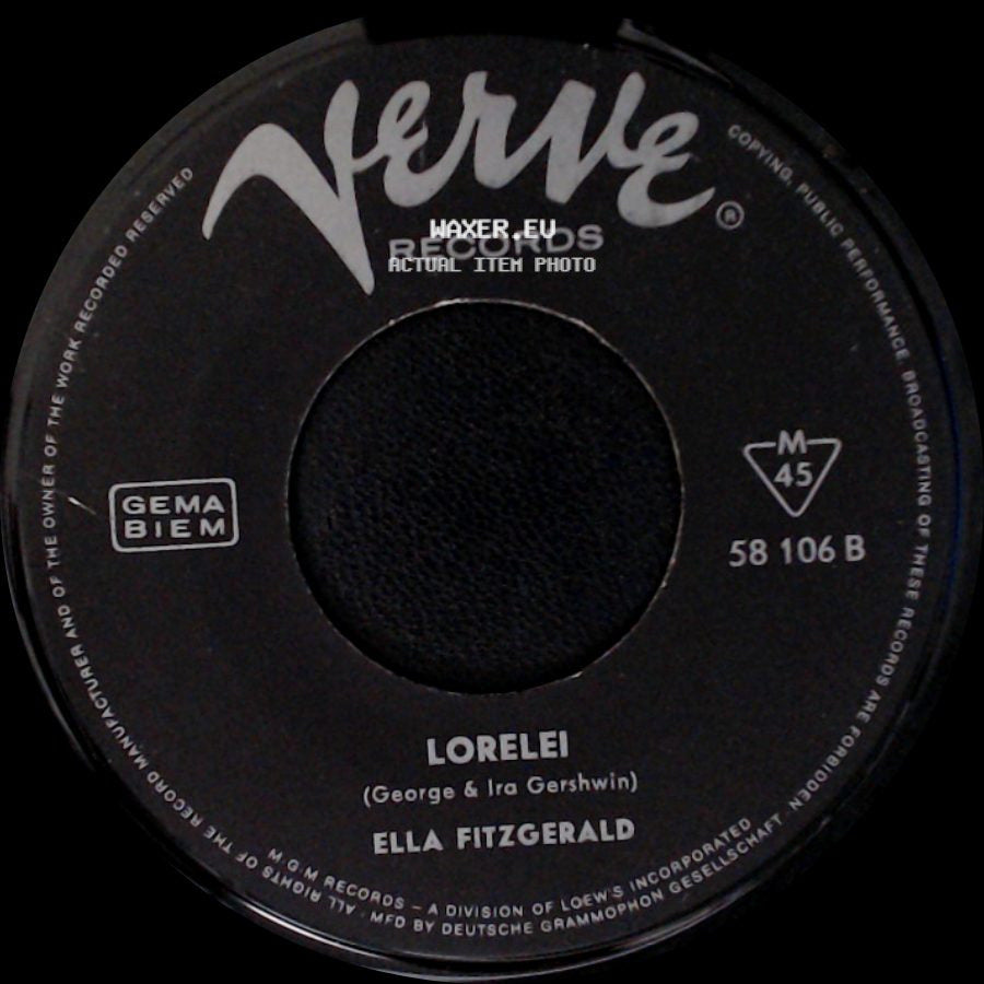 Ella Fitzgerald - Lorelei / Mack The Knife side A