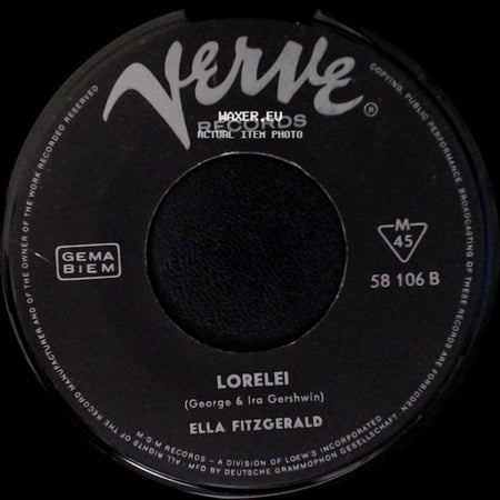 Ella Fitzgerald - Lorelei / Mack The Knife side A