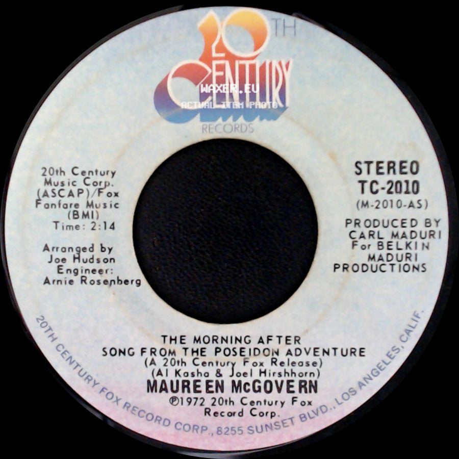 Maureen Mcgovern - Midnight Storm / The Morning After Song From The Poseidon Adventure side B