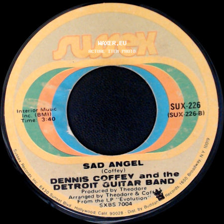 Dennis Coffey And The Detroit Guitar Band - Scorpio / Sad Angel side B