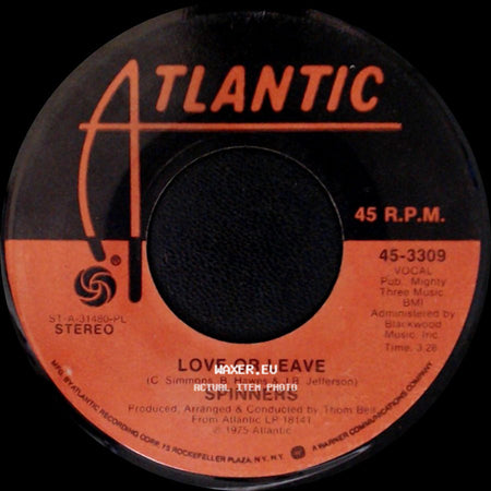 Spinners - Love Or Leave / You Made A Promise To Me side A