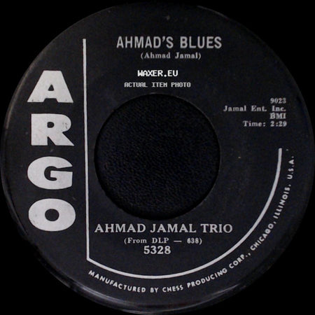 Ahmad Jamal Trio - Ahmad's Blues / Let's Fall In Love side A