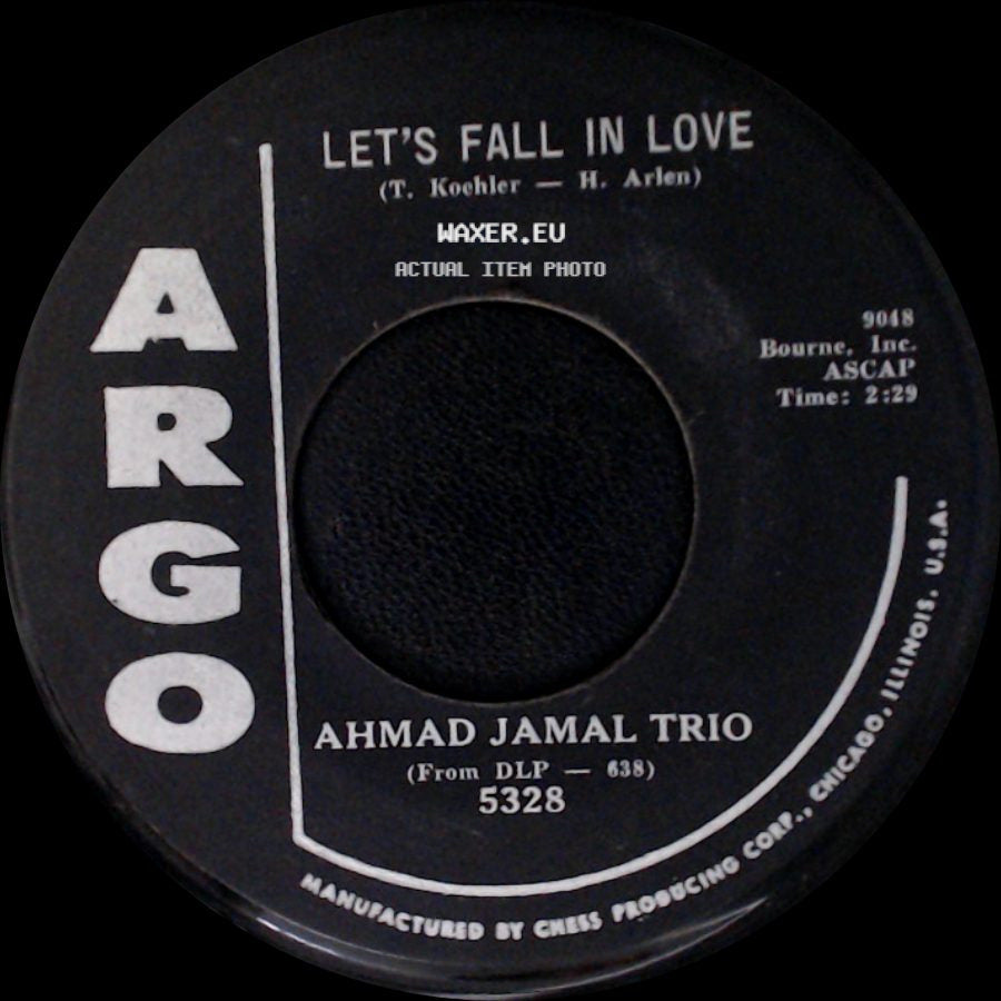 Ahmad Jamal Trio - Ahmad's Blues / Let's Fall In Love side B