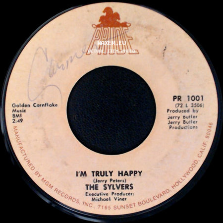 The Sylvers - I'm Truly Happy / Fool's Paradise side A