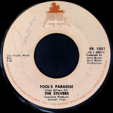 The Sylvers - I'm Truly Happy / Fool's Paradise side B