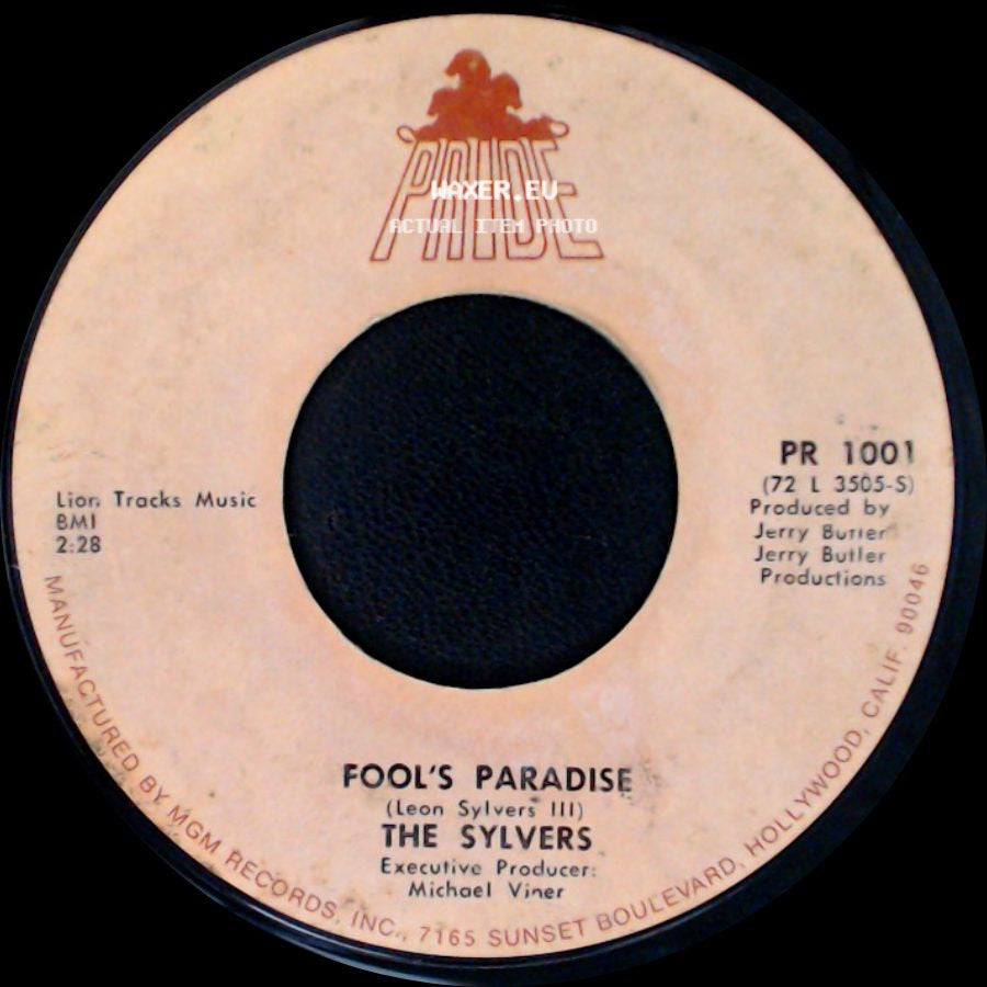 The Sylvers - Fool's Paradise / I'm Truly Happy side A