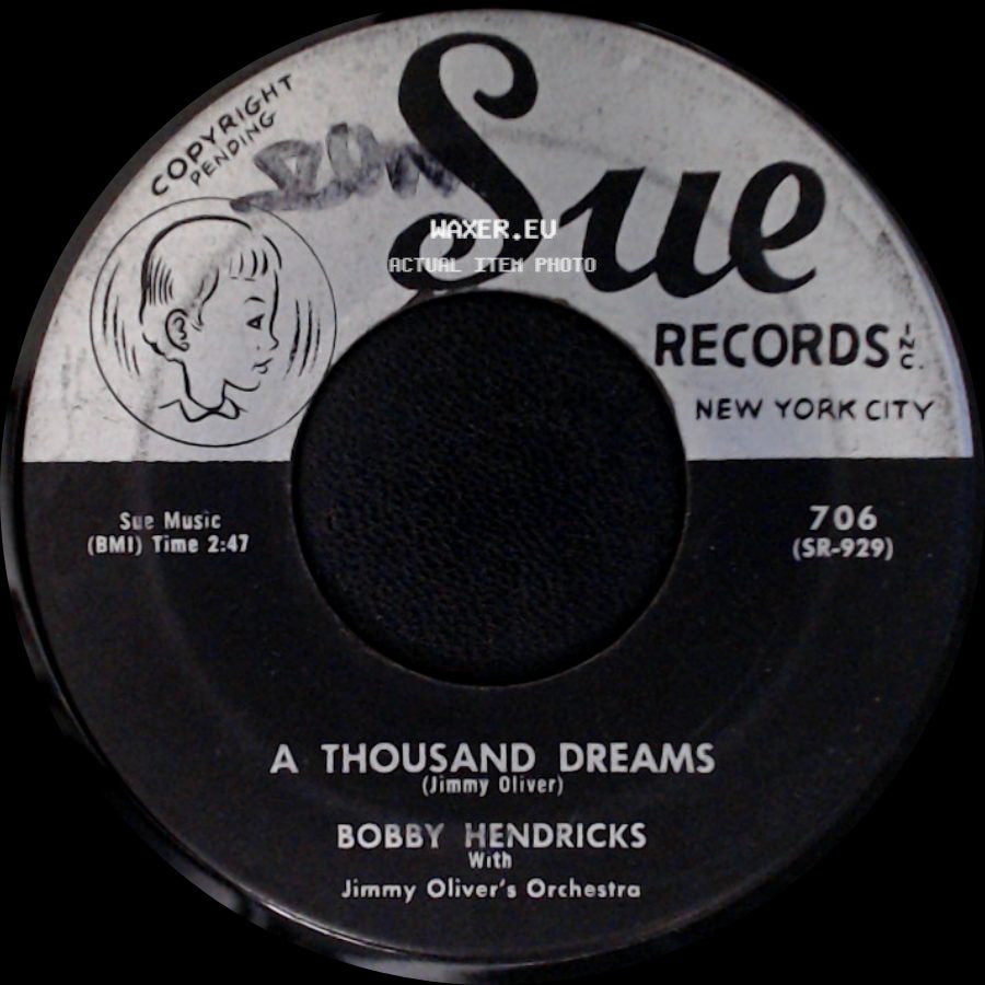 Bobby Hendricks - A Thousand Dreams / Itchy Twitchy Feeling side A