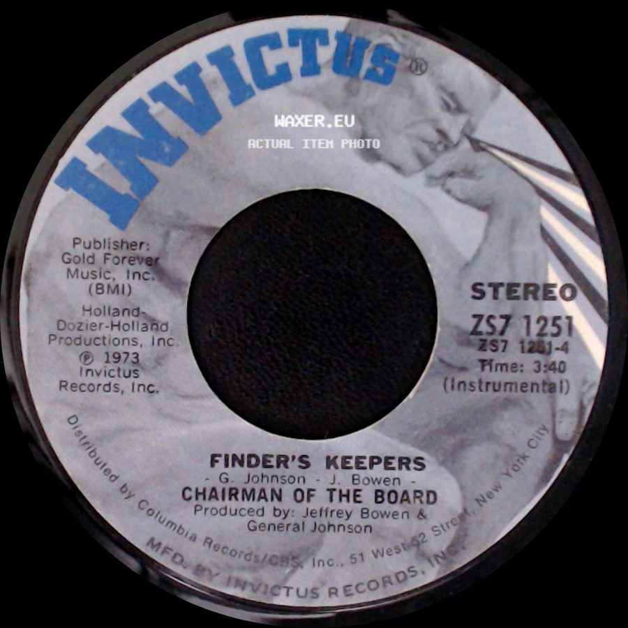 Chairman Of The Board - Finder's Keepers / Finder's Keepers side A