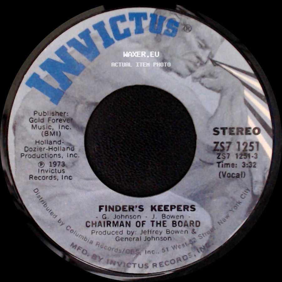 Chairman Of The Board - Finder's Keepers / Finder's Keepers side B