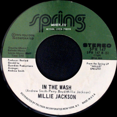 Millie Jackson - How Do You Feel The Morning After / In The Wash side B