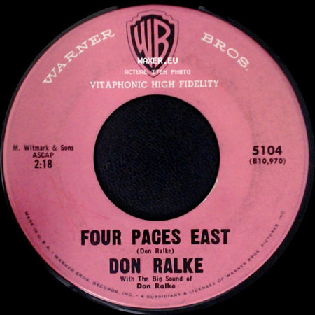 Don Ralke - Teen Beat / Four Pages East side B
