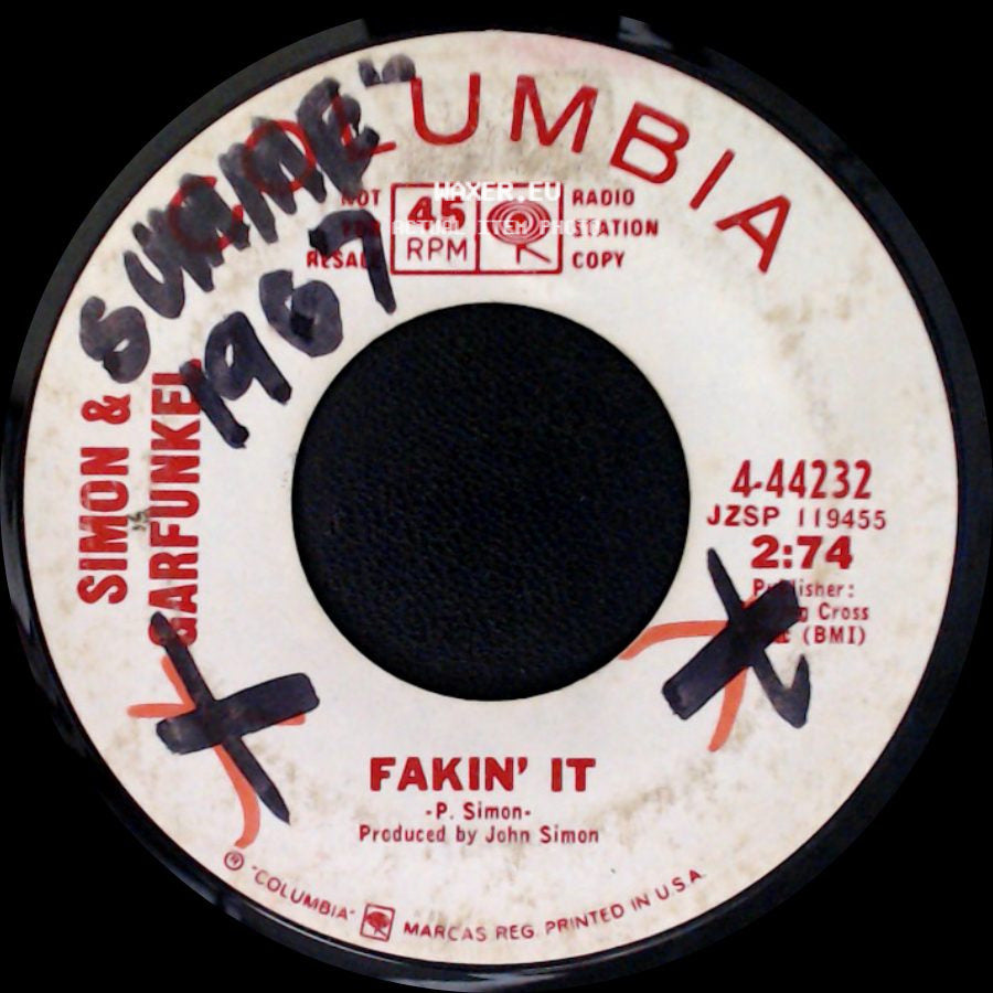 Simon & Garfunkel - You Don't Know Where Your Interest Lies / Fakin' It side B
