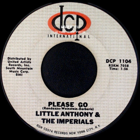 Little Anthony & The Imperials - I'm On The Outside (Looking In) / Please Go side B