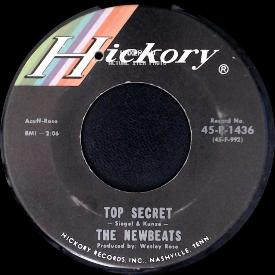 The Newbeats - So Fine / Top Secret side B