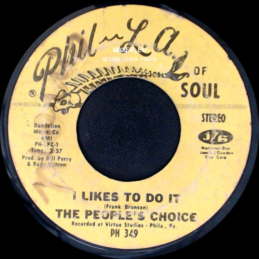 The People's Choice - I Likes To Do It / Big Ladies Man side A