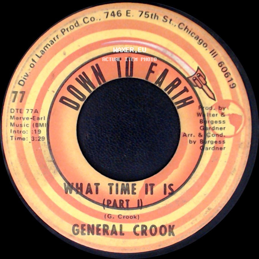 General Crook - What Time It Is (Part Ii) / What Time It Is (Part Ii) side B