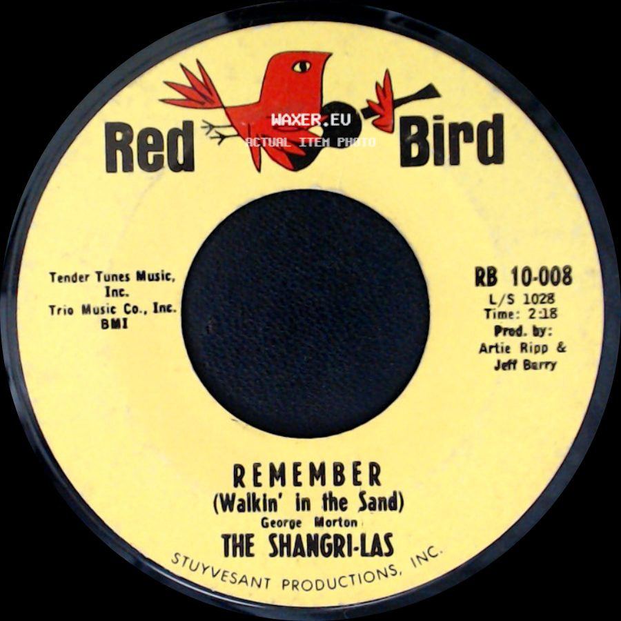 The Shangri-Las - Remember (Walkin' In The Sand) / It's Easier To Cry side A