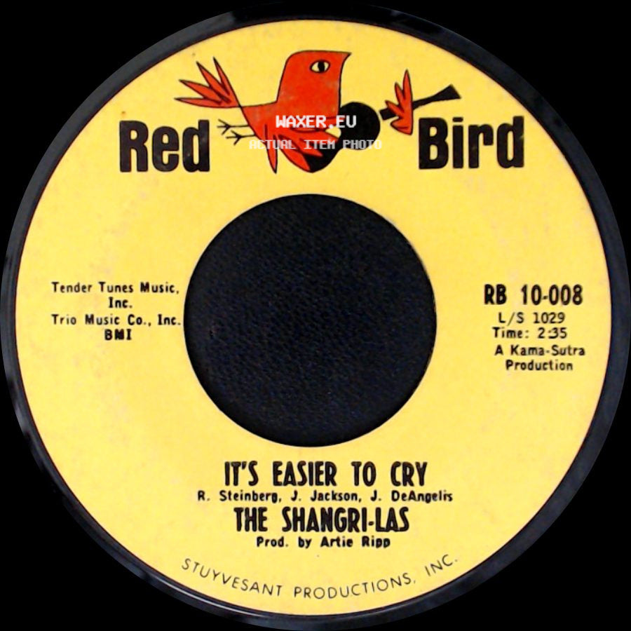 The Shangri-Las - Remember (Walkin' In The Sand) / It's Easier To Cry side B