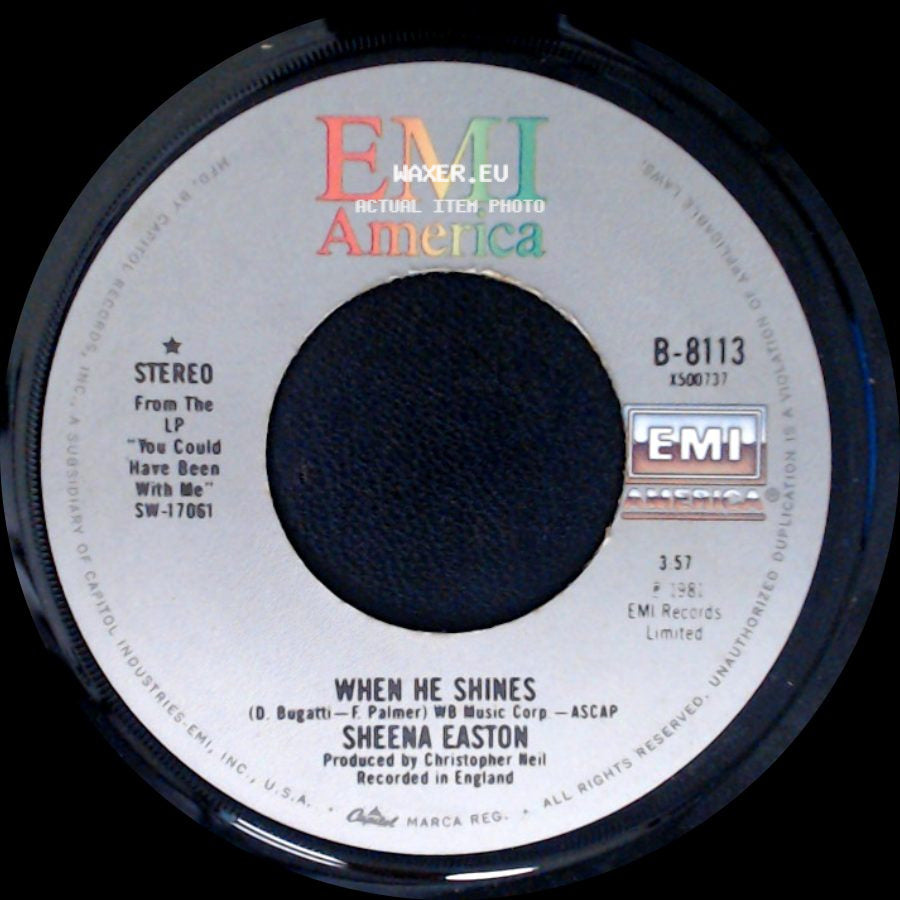 Sheena Easton - When He Shines / Family Of One side A