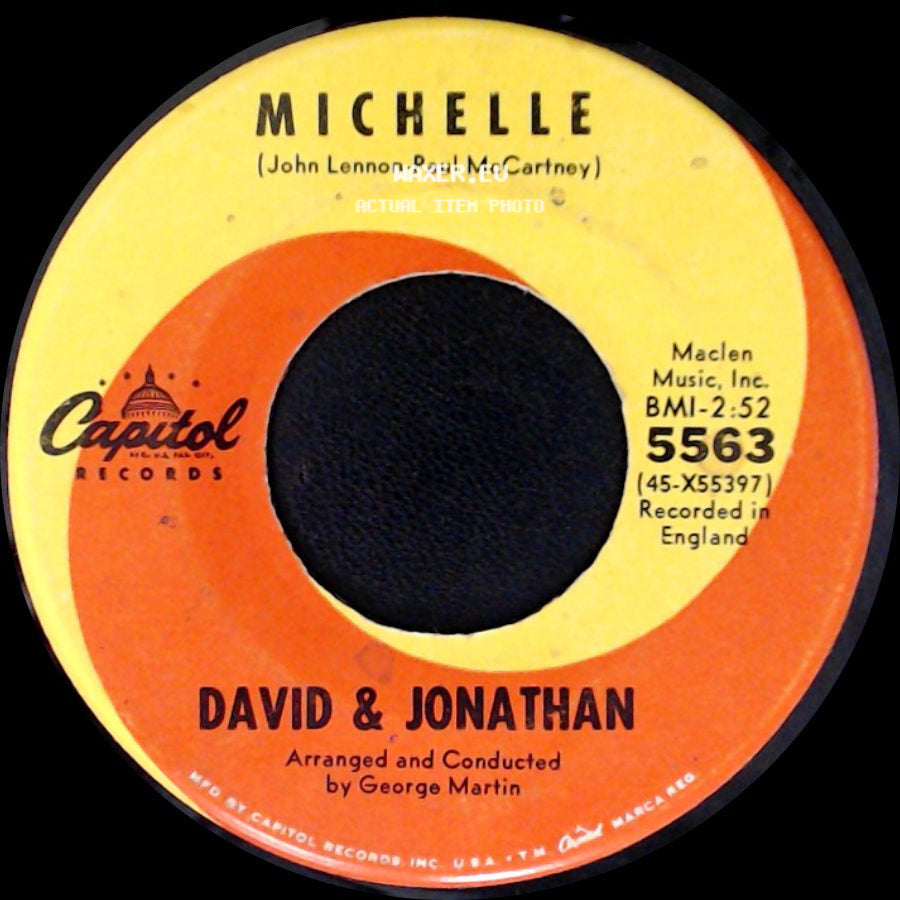 David & Jonathan - Michelle / How Bitter The Taste Of Love side A