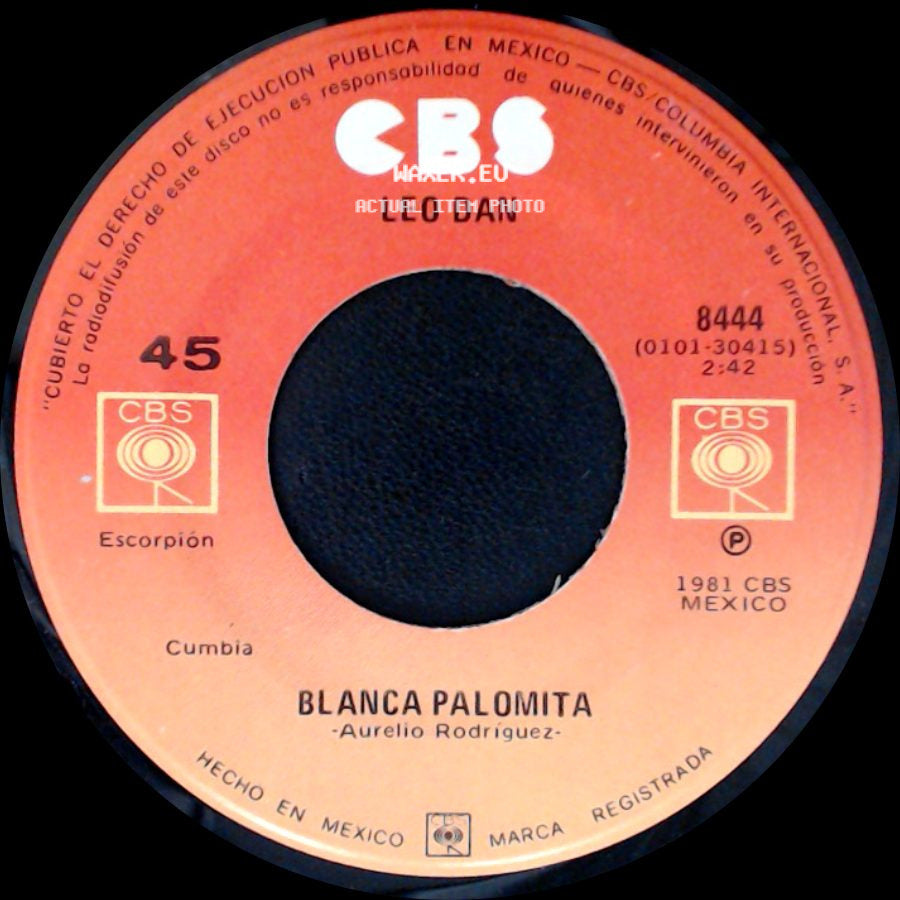 Leo Dan - Tengan Cuidado / Blanca Palomita side B