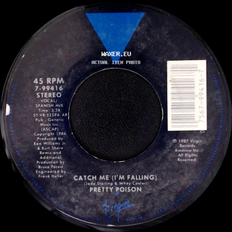 Pretty Poison - Catch Me (I'm Falling) / Catch Me (I'm Falling) side B