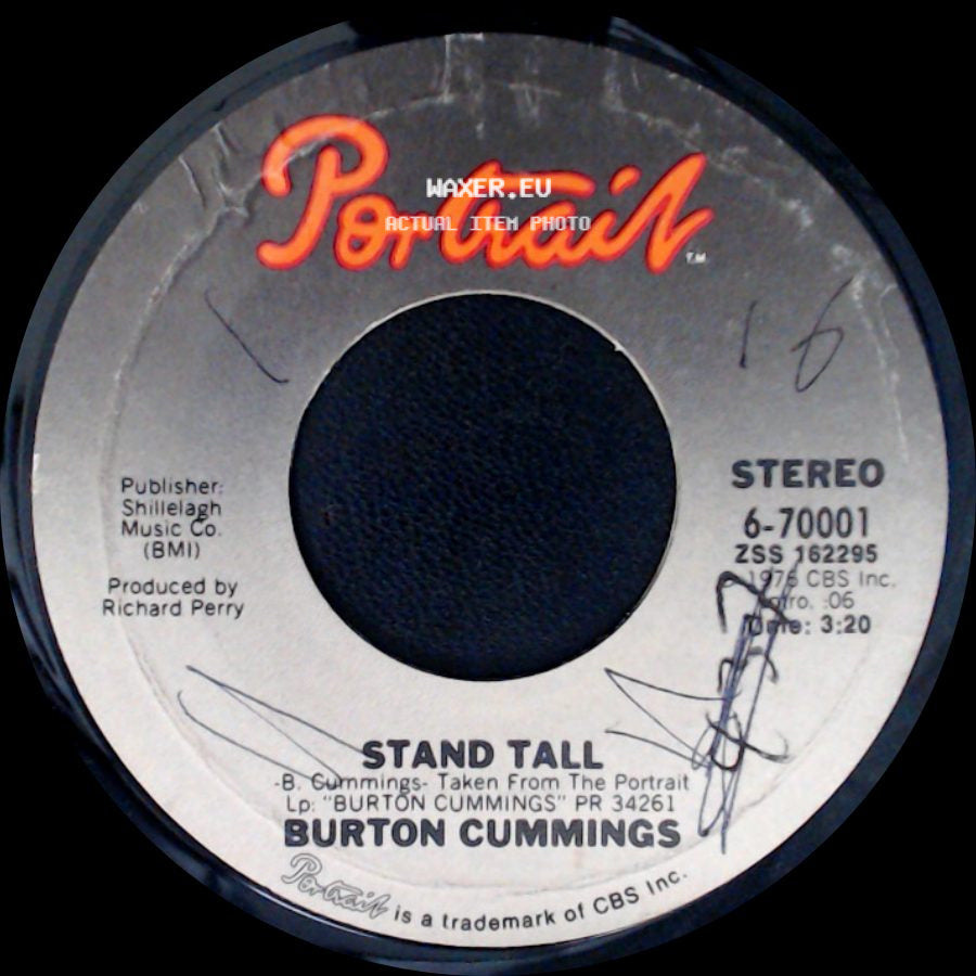 Burton Cummings - Stand Tall / Burch Magic side A