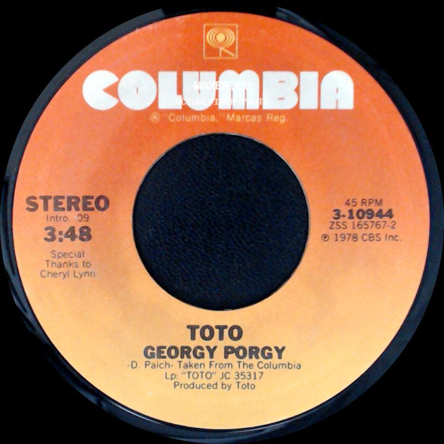 Toto - Georgy Porgy / Child's Anthem side A