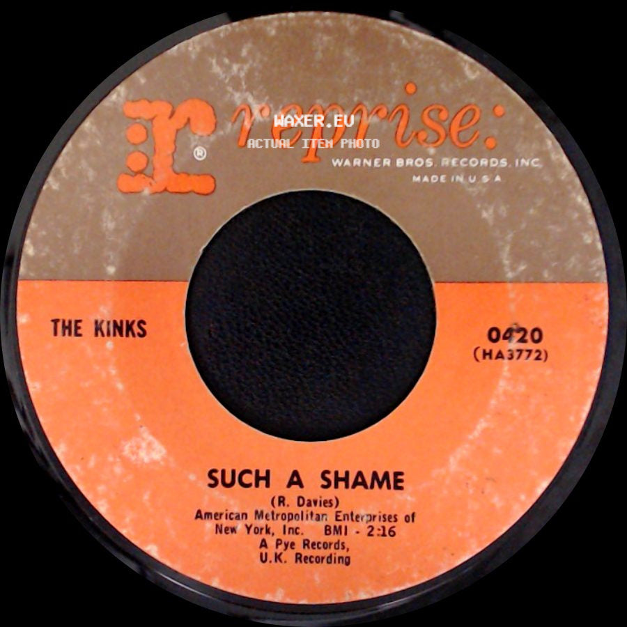 The Kinks - Such A Shame / A Well Respected Man side A