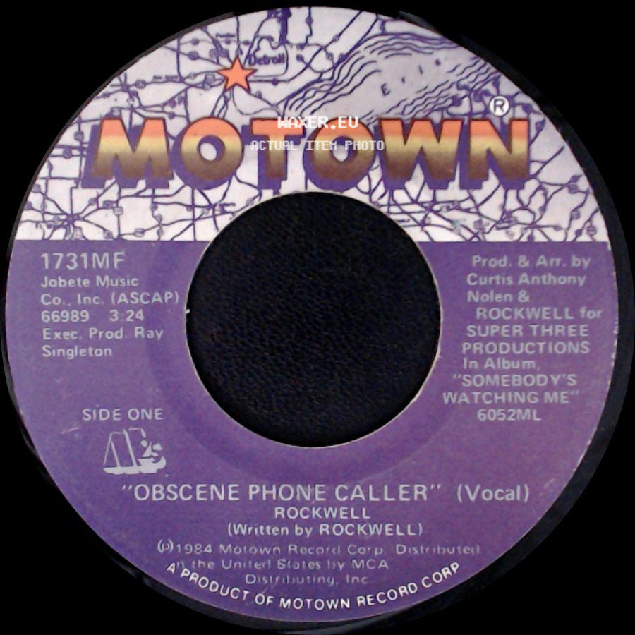 Rockwell - Obscene Phone Caller / Obscene Phone Caller side A