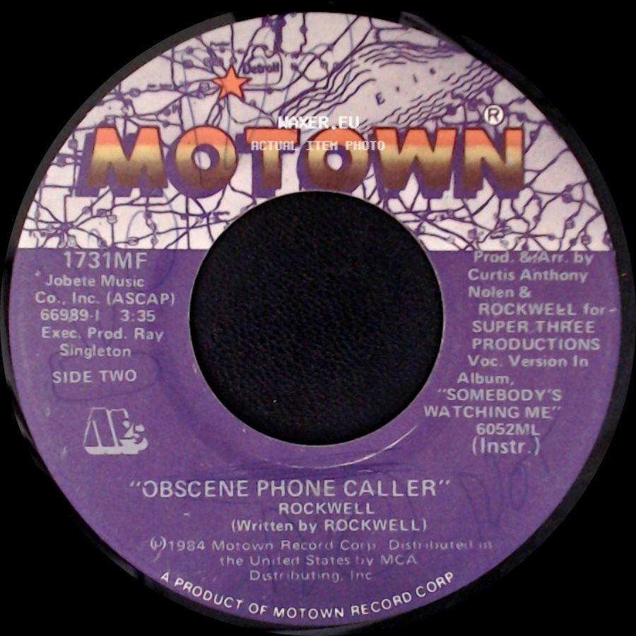 Rockwell - Obscene Phone Caller / Obscene Phone Caller side B