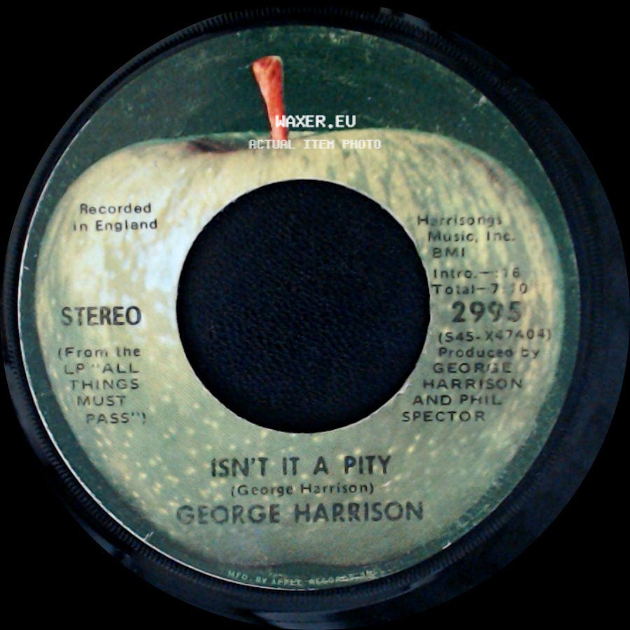George Harrison - My Sweet Lord / Isn't It A Pity side B
