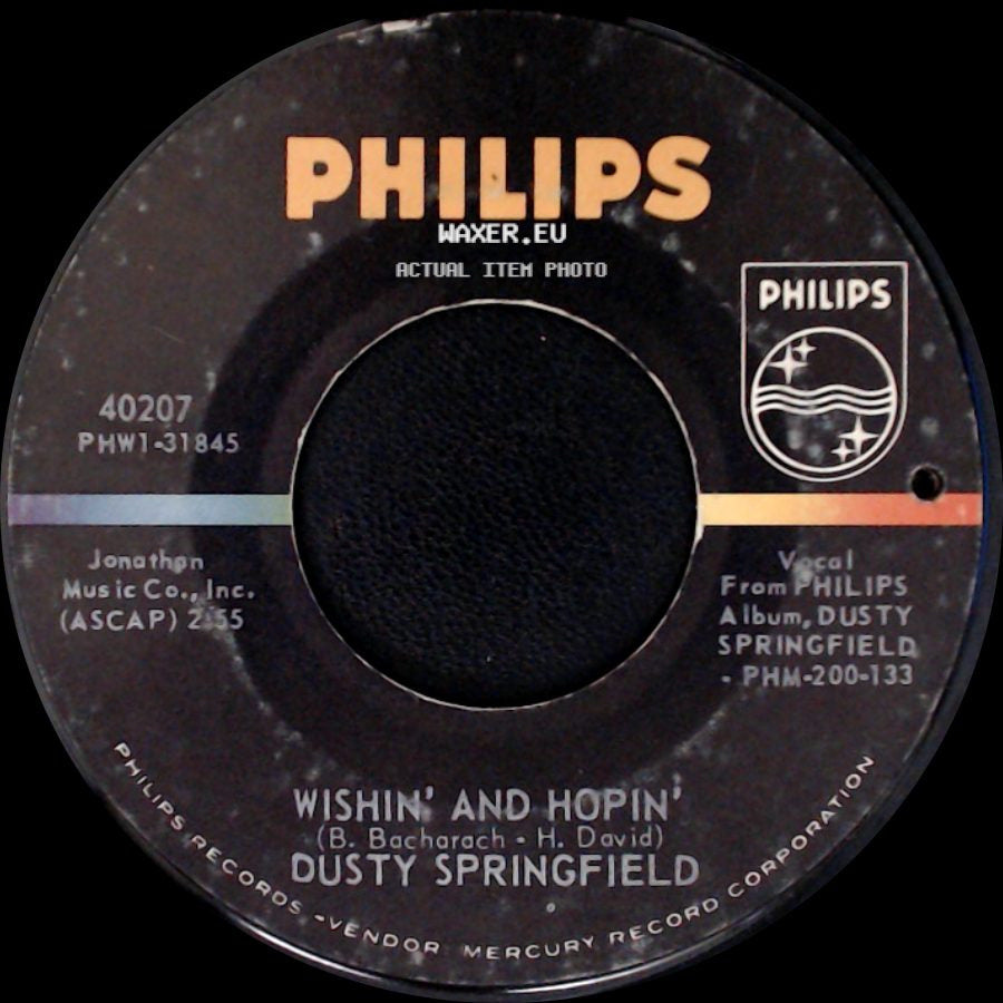 Dusty Springfield - Do Re Mi (Forget About The Do And Think About Me) / Wishin' And Hopin' side B