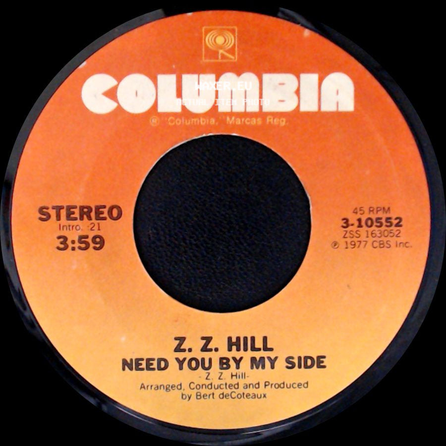 Z. Z. Hill - Love Is So Good When You're Stealing It / Need You By My Side side B