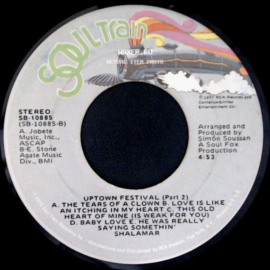 Shalamar - Uptown Festival (Part 2) / Uptown Festival (Part 1) side A