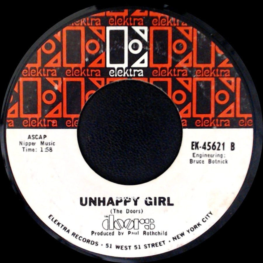 The Doors - People Are Strange / Unhappy Girl side B