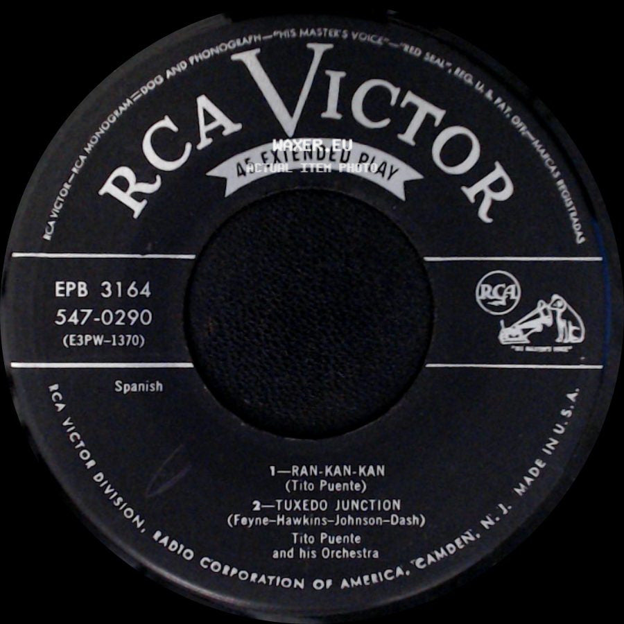Tito Puente And His Orchestra - ¿Donde Estabas Tú? / El Baile Del Pinguino / Ran-Kan-Kan / Tuxedo Junction side B