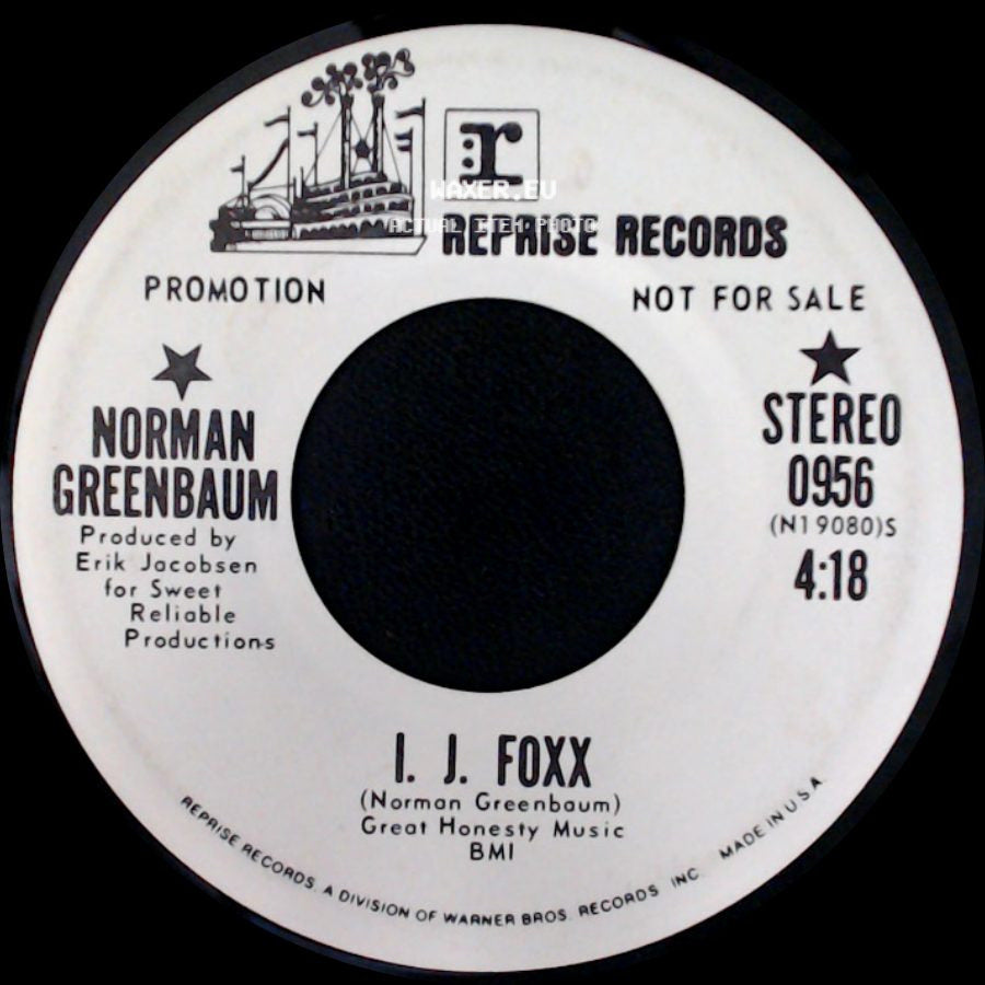 Norman Greenbaum - Rhode Island Red / I. J. Foxx side B