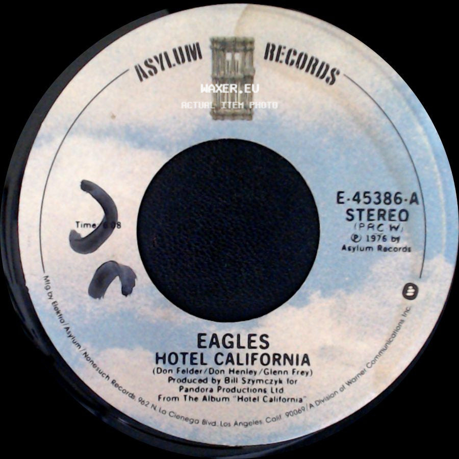 Eagles - Pretty Maids All In A Row / Hotel California side B