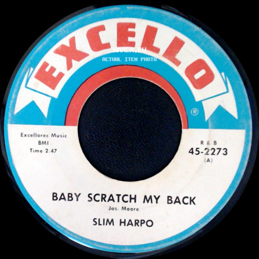 Slim Harpo - Baby Scratch My Back / I'm Gonna Miss You (Like The Devil) side A