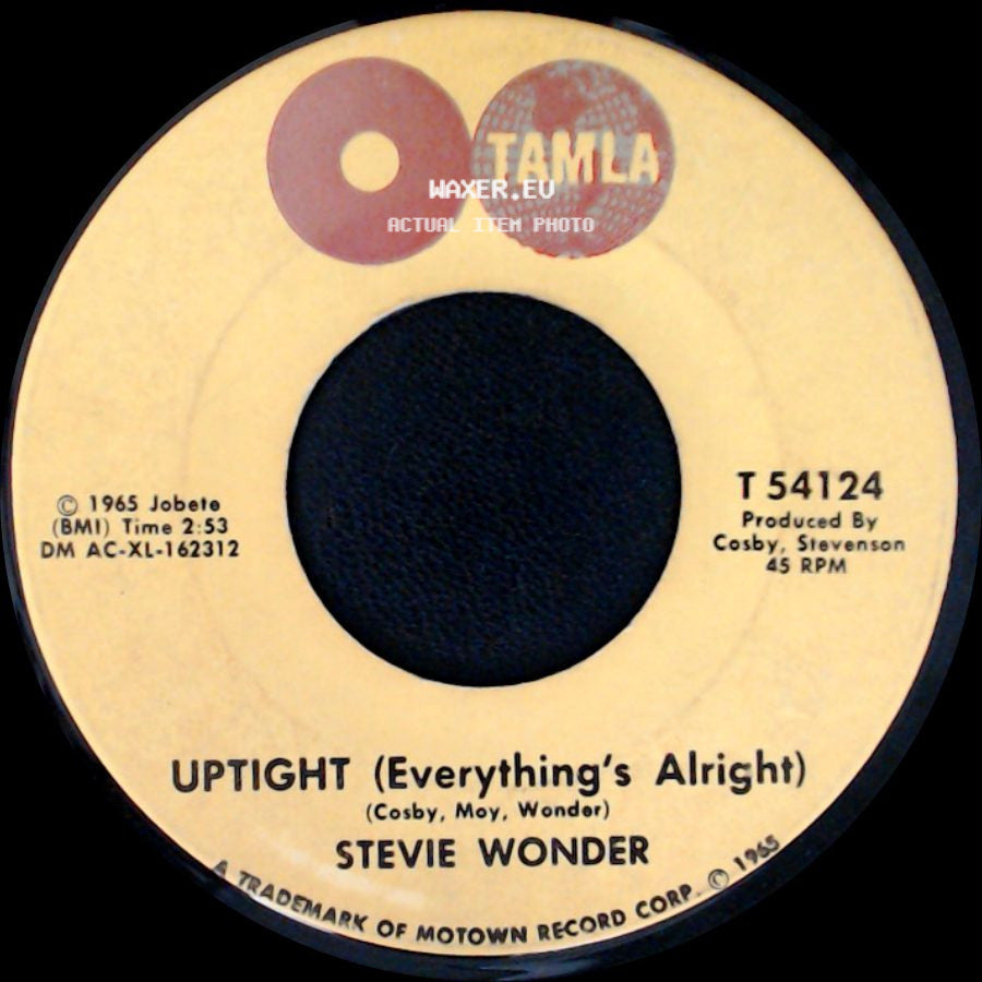 Stevie Wonder - Uptight (Everything's Alright) / Purple Rain Drops side A