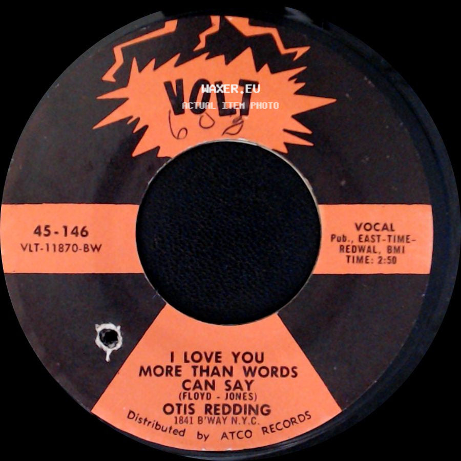 Otis Redding - I Love You More Than Words Can Say / Let Me Come On Home side A