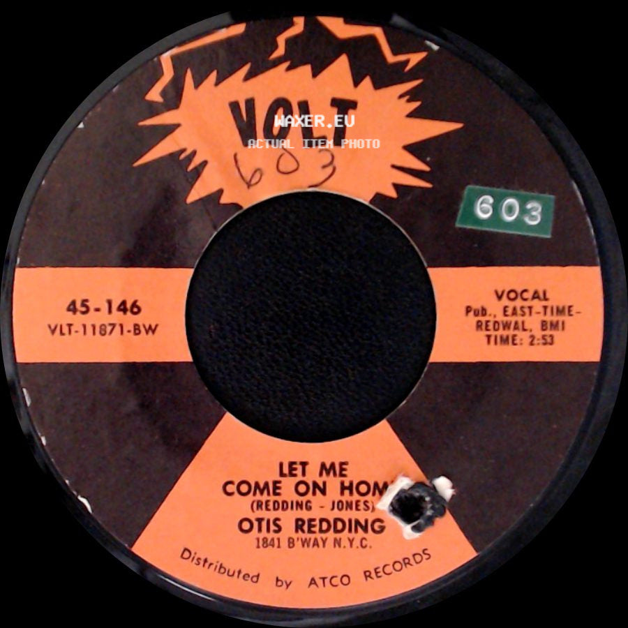 Otis Redding - I Love You More Than Words Can Say / Let Me Come On Home side B