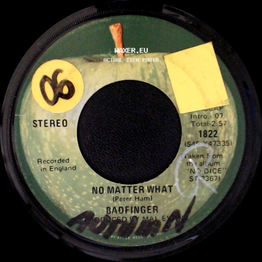 Badfinger - Carry On Till Tomorrow / No Matter What side B