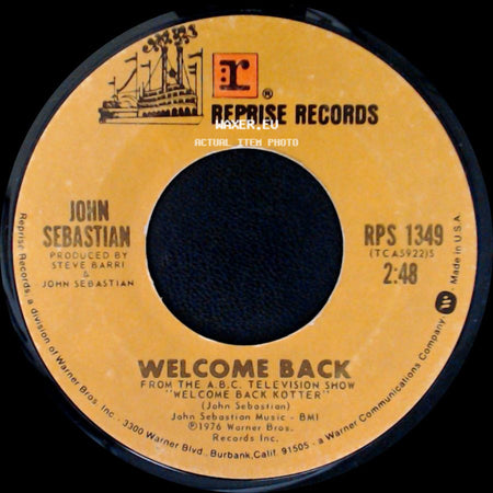 John Sebastian - Warm Baby / Welcome Back side B
