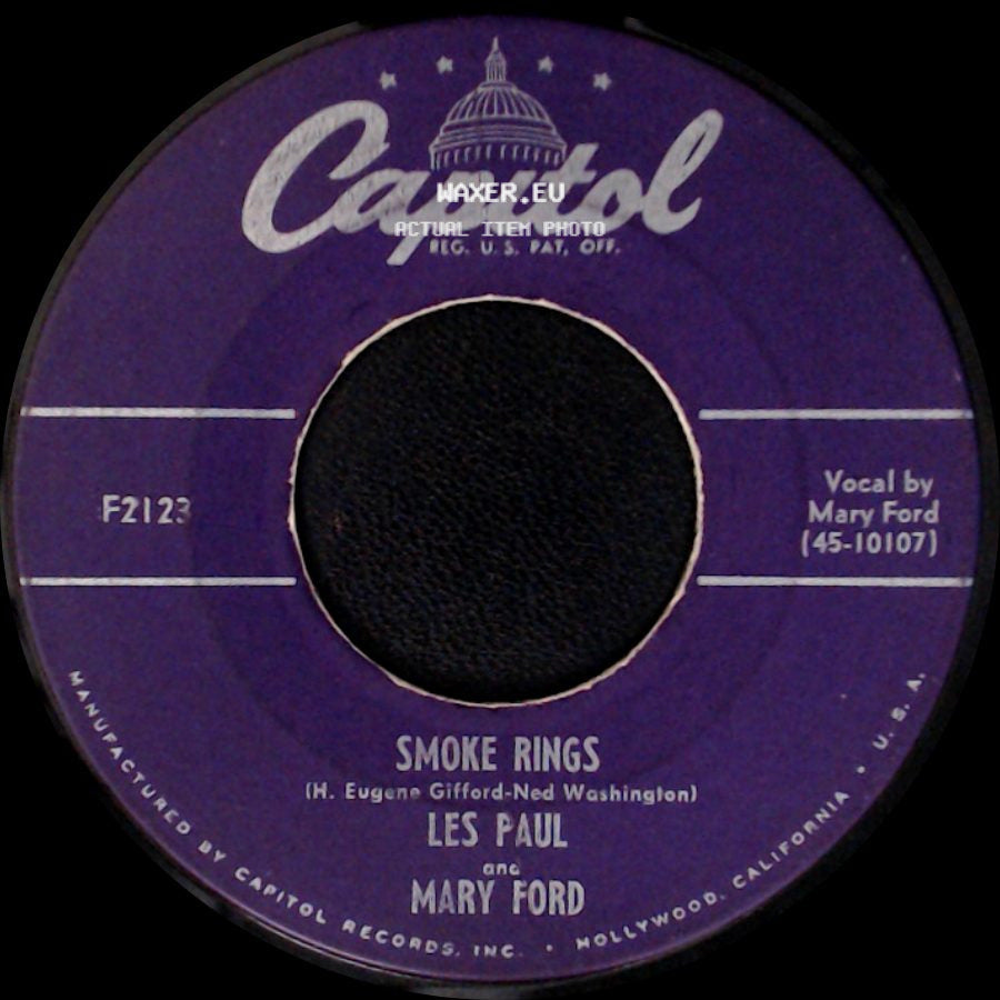 Les Paul And Mary Ford - Smoke Rings / In The Good Old Summertime side A