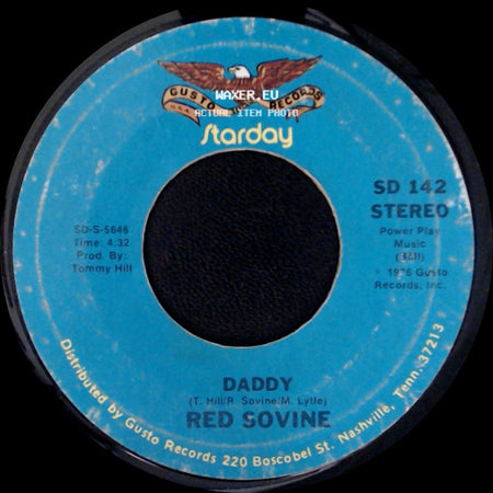 Red Sovine - Daddy / Teddy Bear side A