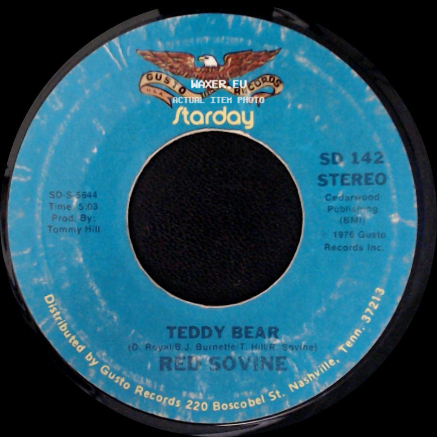 Red Sovine - Daddy / Teddy Bear side B