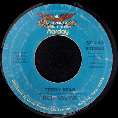 Red Sovine - Daddy / Teddy Bear side B