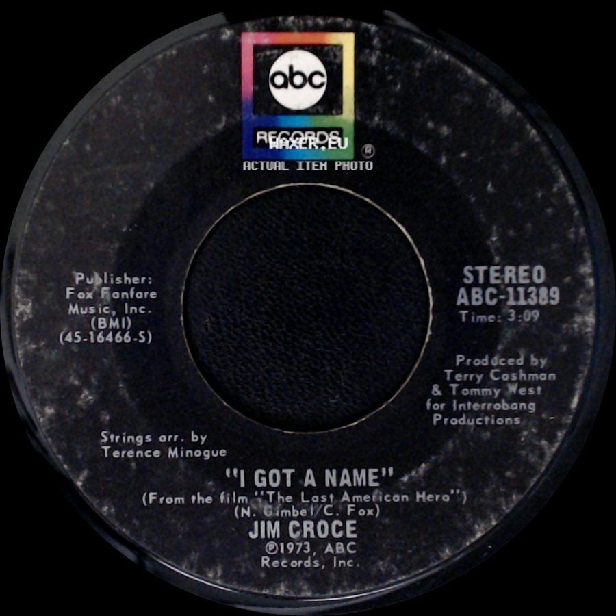 Jim Croce - I Got A Name / Alabama Rain side A
